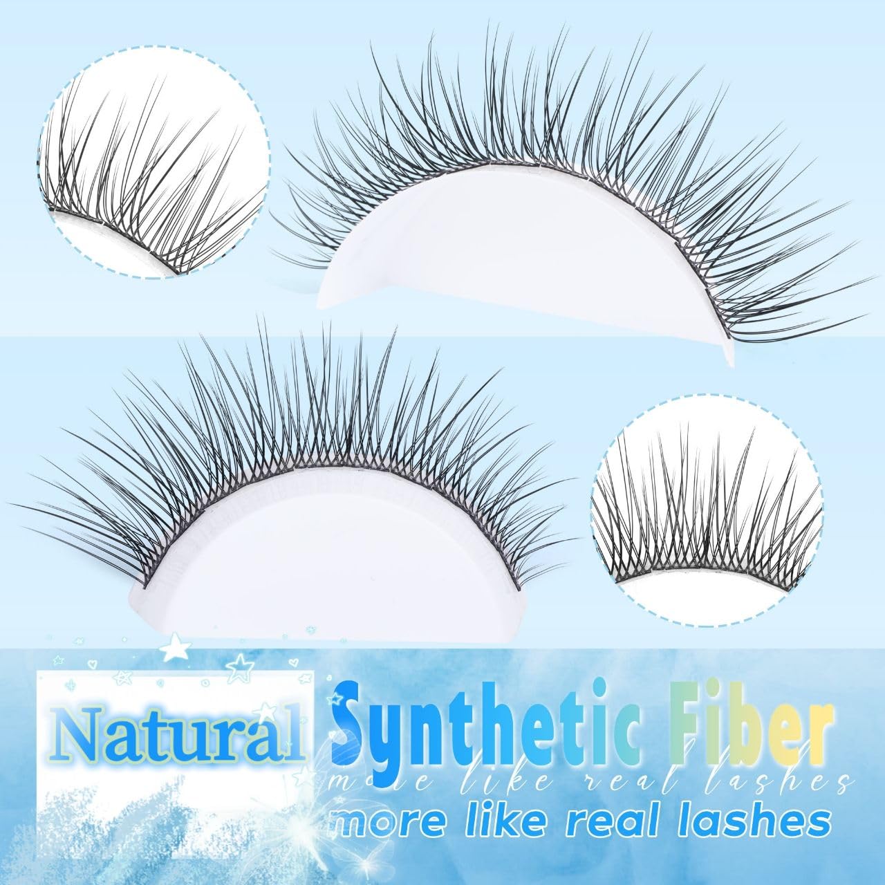 Natural Lash Extension Kit Cluster Lashes Kit Cluster Eyelash Extension Kit 220Pcs C-curly DIY Eyelash Extension Kit Short 10-14MM Individual Lashes Beauty and Personal Care Newcally