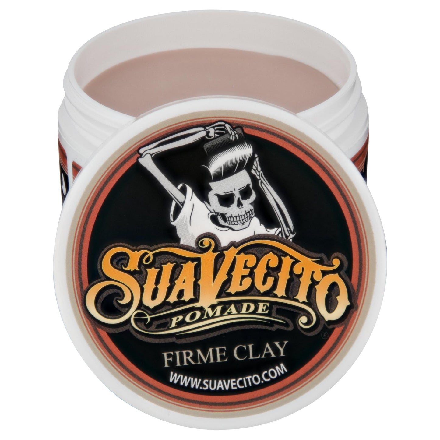 Suavecito Pomade Firme Clay 5 oz, 1 Pack - Strong Hold - Low Shine Matte Clay Pomade For Natural Texture Hairstyles For Men Beauty & Personal Care Suavecito