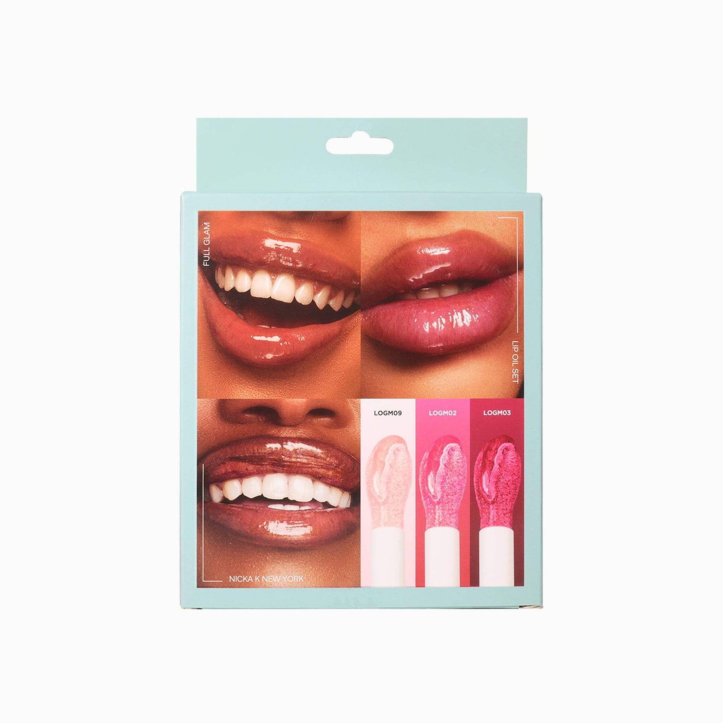 NICKA K NEW YORK Soft and Full Glam Tinted Lip Oil Set (Full Glam) Beauty & Personal Care NICKA K NEW YORK