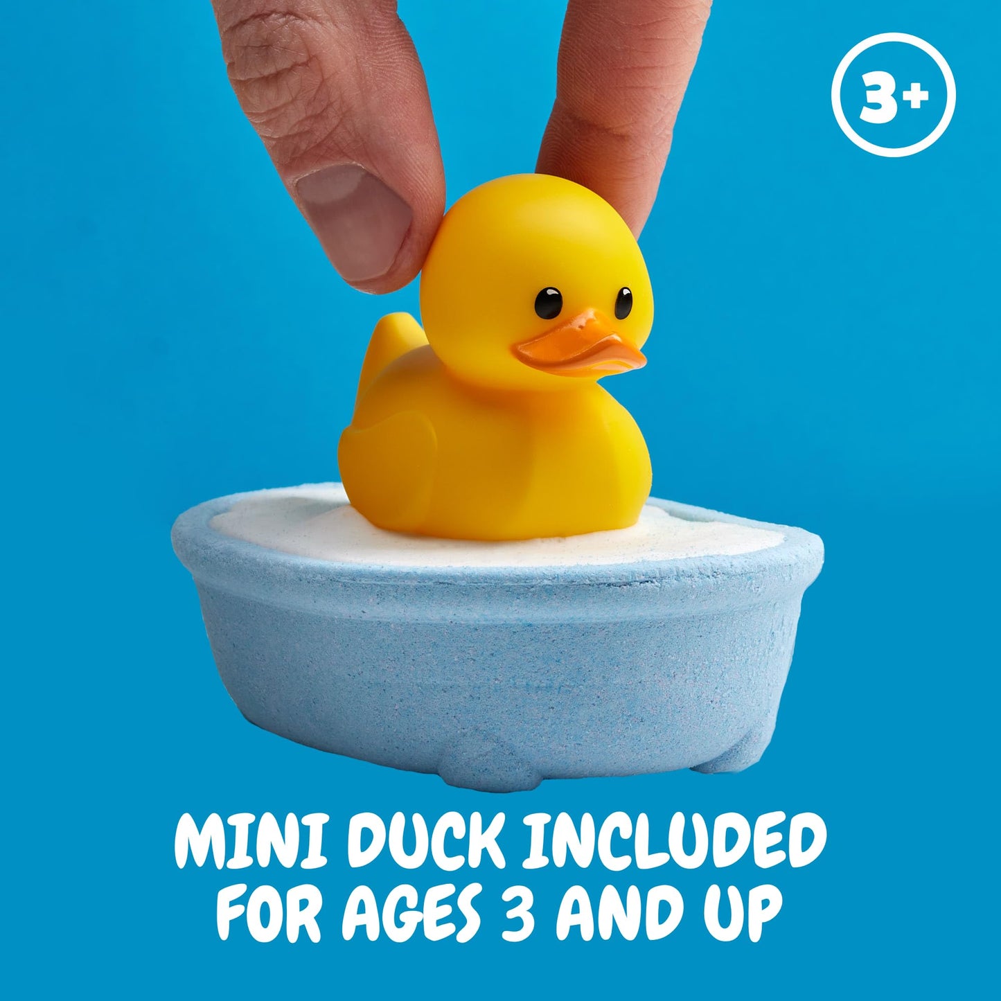 TUBBZ Mini: Splash Bath Fizzer with Surprise Rubber Duck in Blue Bathtub - Fun Fragranced Bath Additive and Gift for Kids and Collectors Beauty and Personal Care TUBBZ