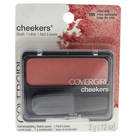 CoverGirl Cheekers Blush, Rose Silk [105], 0.12 oz