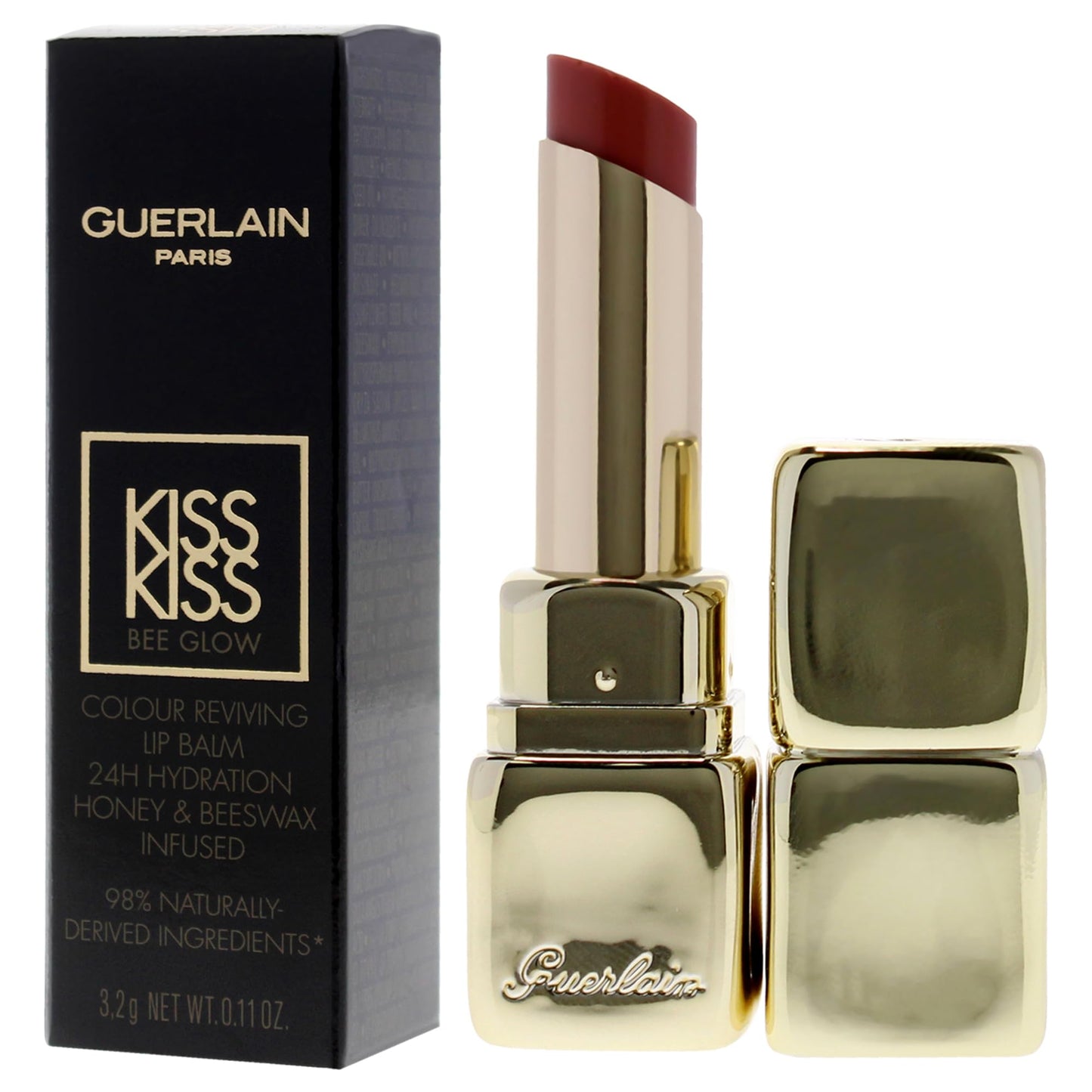 Kiss Kiss Bee Glow Lip Blam - 129 Blossom Glow by Guerlain for Women - 0.11 oz Lip Balm Beauty and Personal Care Guerlain