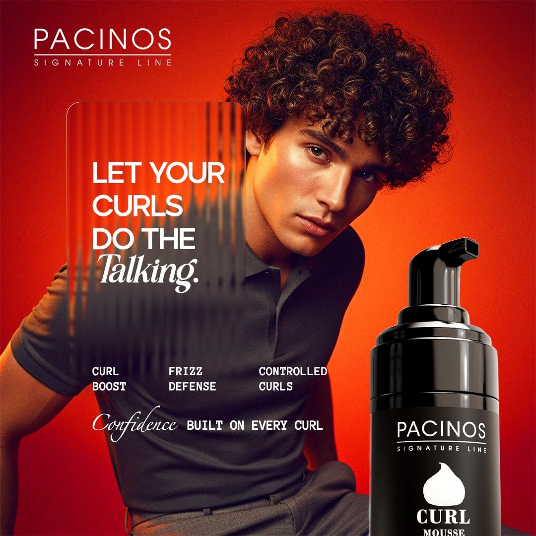 Pacinos Signature Line Curl Enhancing Mousse - Light Hold Hair Mousse and Styling Foam Beauty & Personal Care Pacinos