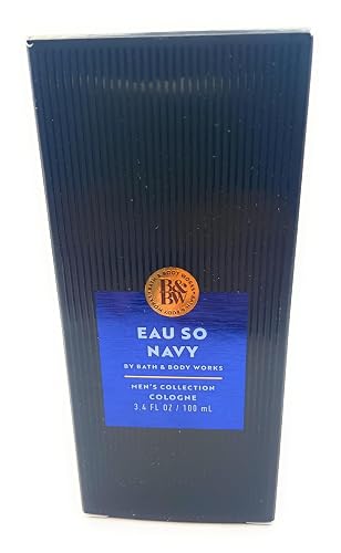 Bath and Body Works Eau So Navy Men's Collection Cologne 3.4 Fluid Ounce Spray Beauty & Personal Care Bath & Body Works