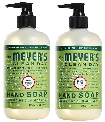 Limited Edition Scent Mrs. Meyer's - Iowa Pine Hand Soap 12.5oz - 2-PACK Beauty & Personal Care Limited Edition Scent