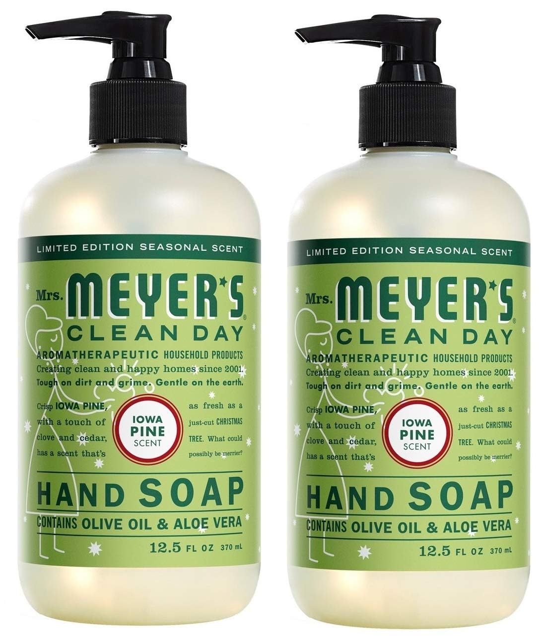 Limited Edition Scent Mrs. Meyer's - Iowa Pine Hand Soap 12.5oz - 2-PACK Beauty & Personal Care Limited Edition Scent