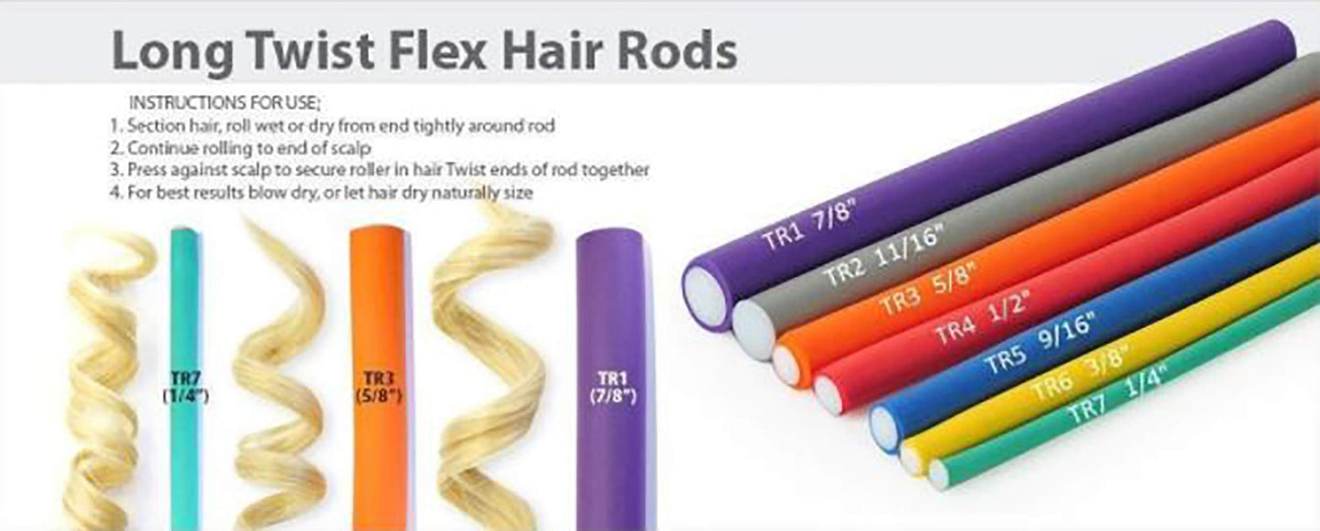 Annie 01208 Soft Twist Rollers, Orange, 6 Count Beauty & Personal Care Annie