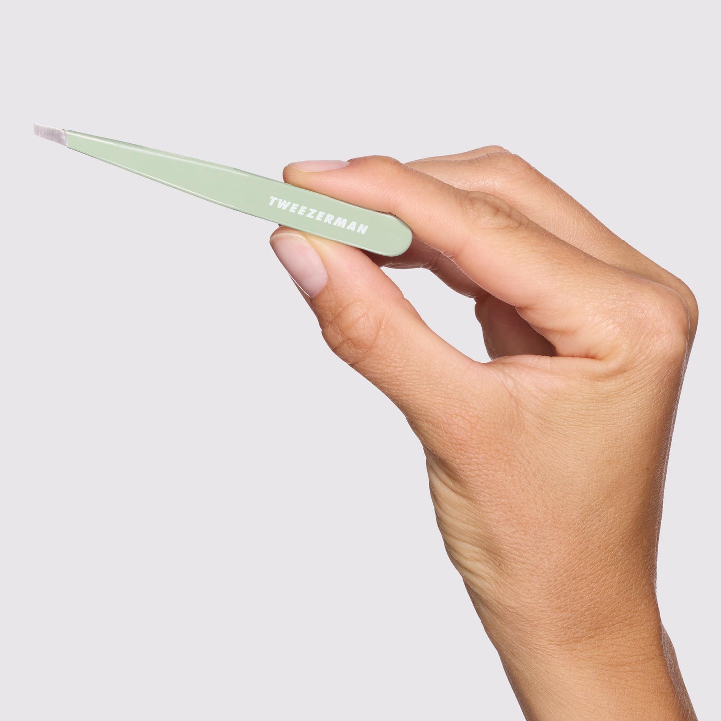 Tweezerman Slant Tweezer - Tweezerman Tweezers for Eyebrows, Pistachio Beauty and Personal Care Tweezerman