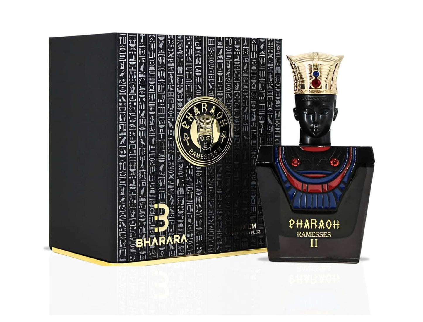 Bharara Pharaoh Ramesses II Eau De Parfum For Unisex Spray 3.4 Fl Oz / 100 ML Beauty & Personal Care B Bharara