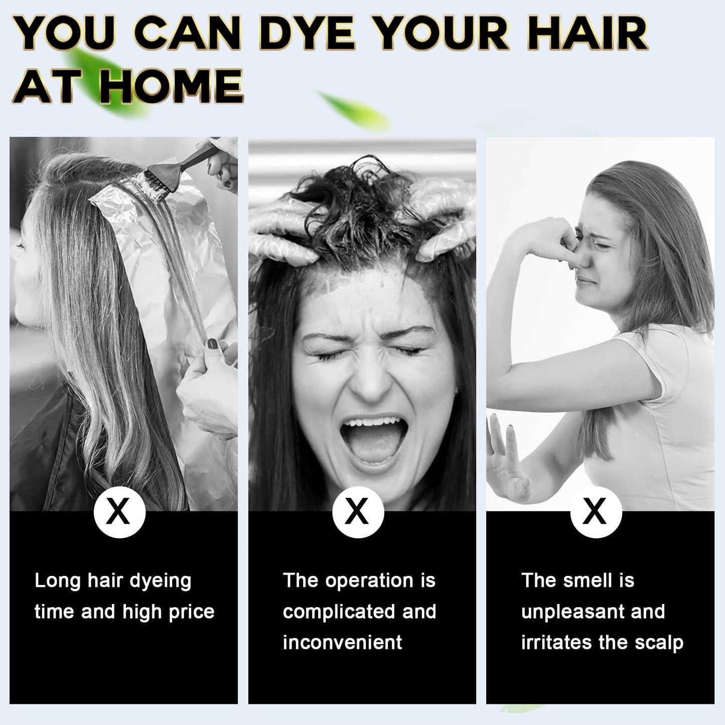 IIIMEIDU Coffee Hair Dye Shampoo 3 in 1 for Gray Hair, Semi Permanent Hair Color Shampoo Shampoo Hair Dye for Women Men, Grey Coverage 500ml Beauty and Personal Care IIIMEIDU