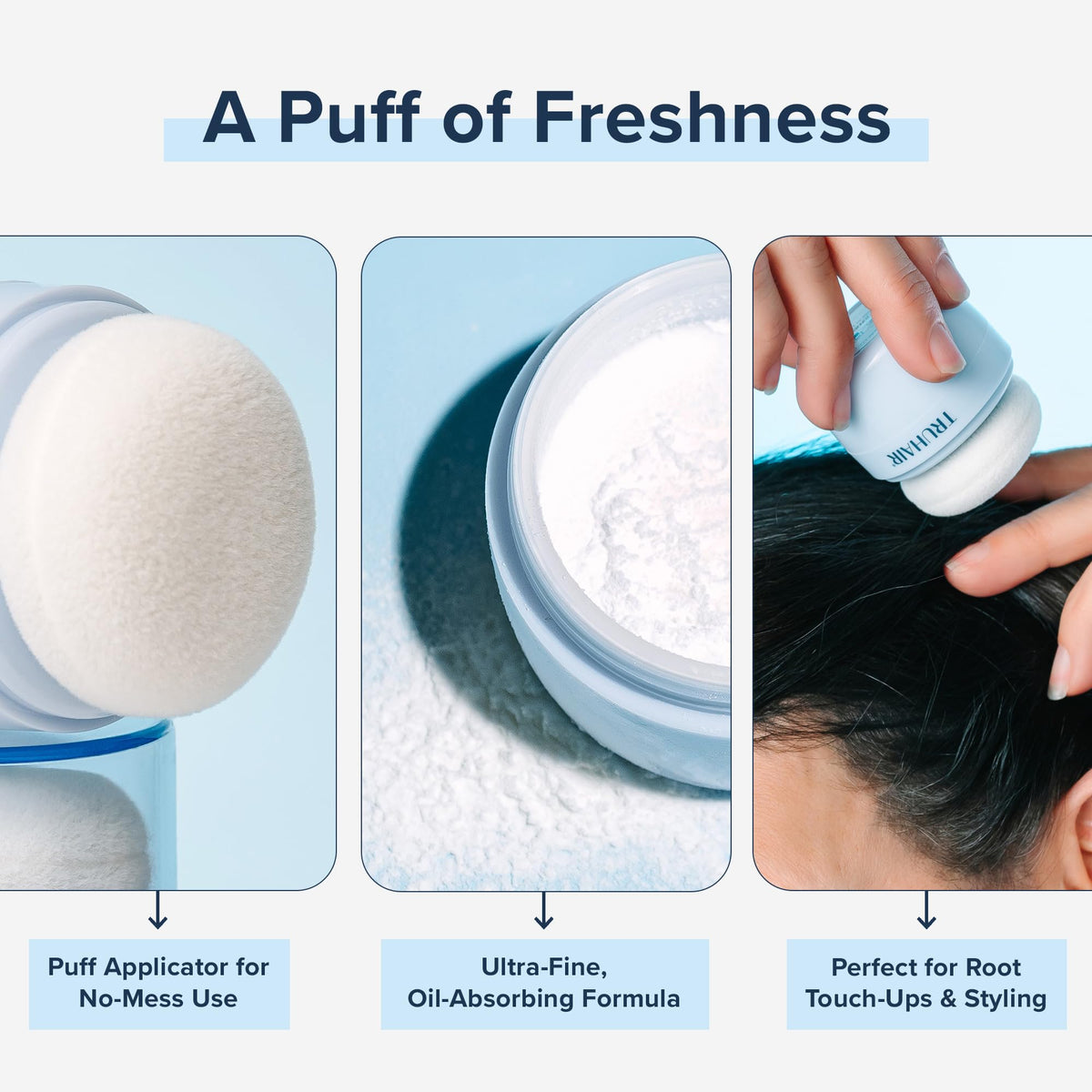Truhair Airlift Volume Refresh Powder - Instant Hair Volume & Texture Powder for Men & Women - Absorbs Oil, Refreshes Roots & Extends Style Between Beauty & Personal Care Truhair