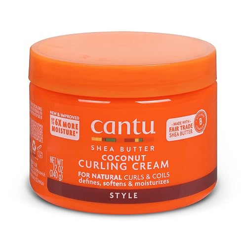 Cantu Coconut Curling Cream, 12 Ounce (Pack of 6) Beauty & Personal Care Cantu