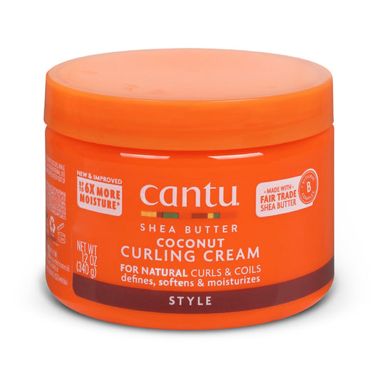 Cantu Coconut Curling Cream, 12 Ounce (Pack of 6) Beauty & Personal Care Cantu