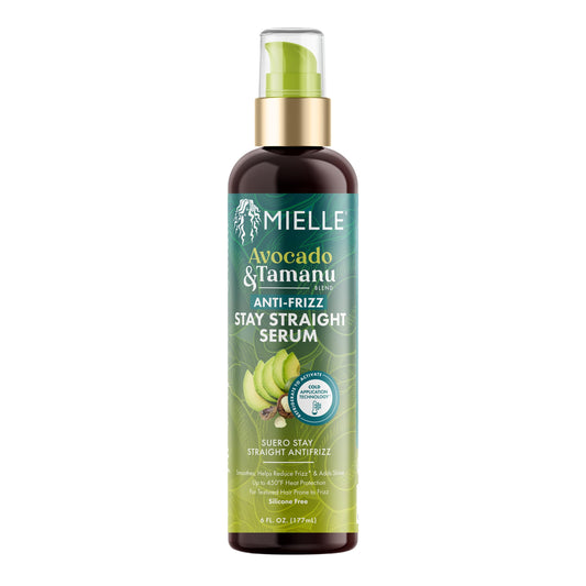 Mielle Avacado & Tamanu Blend Anti-Frizz Stay Straight Serum 6 Fl Oz (Pack of 1) Beauty & Personal Care Mielle Organics