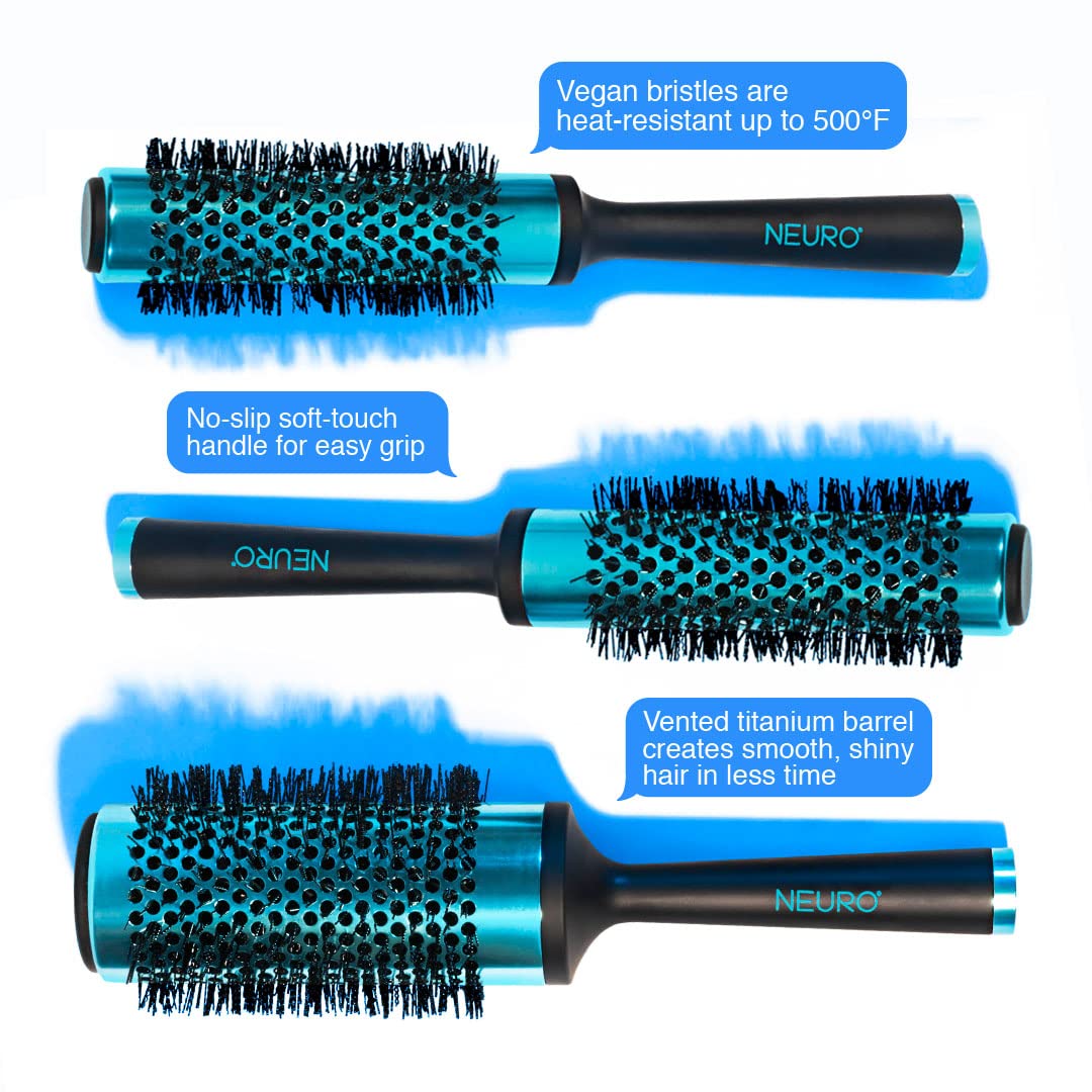 Neuro by Paul Mitchell Titanium Round Brush, For Blow-Drying All Hair Types, Large Beauty & Personal Care Neuro