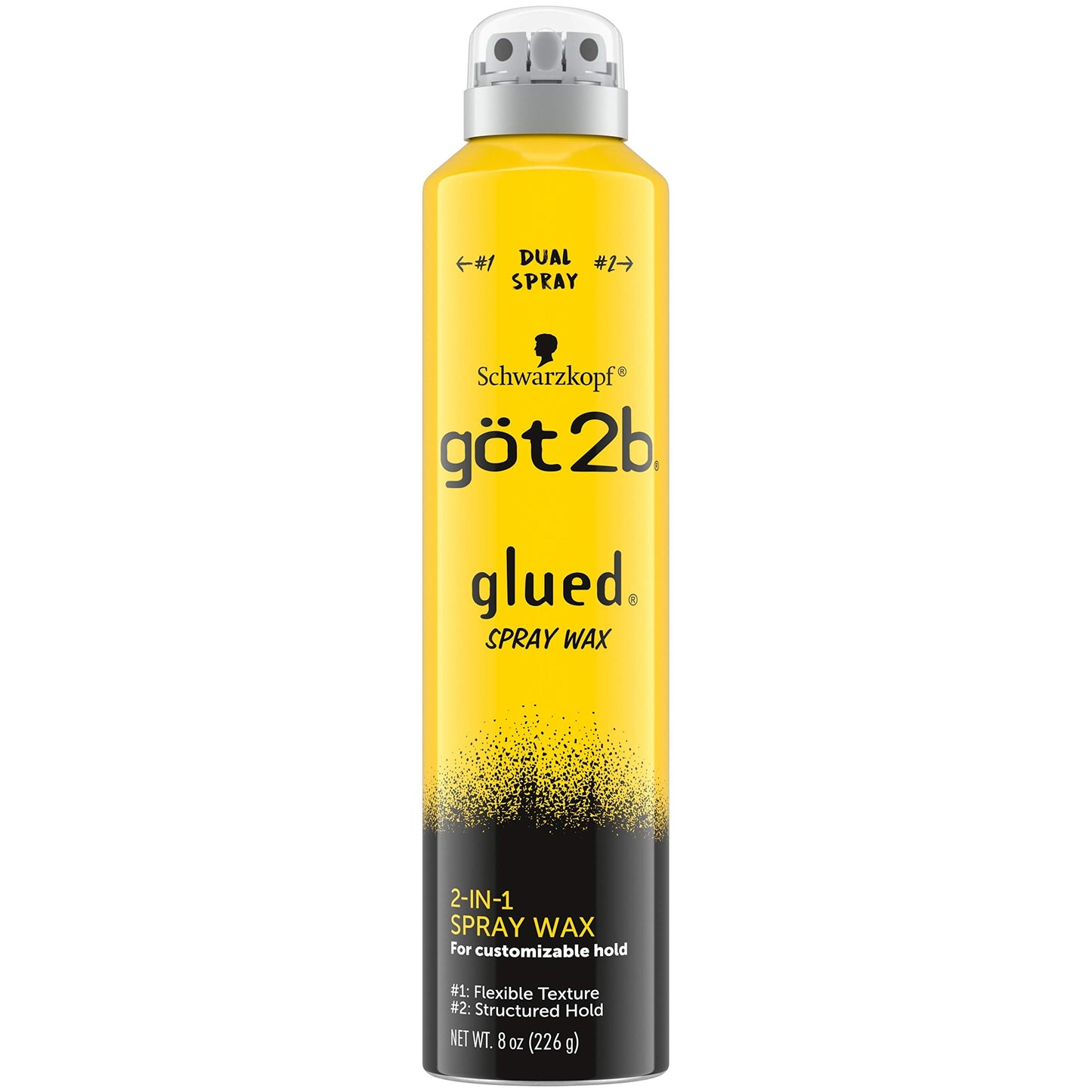 Got2b Glued Spray Wax with 2-in-1 Dual Spray Nozzle, 8 oz Beauty & Personal Care Got2B