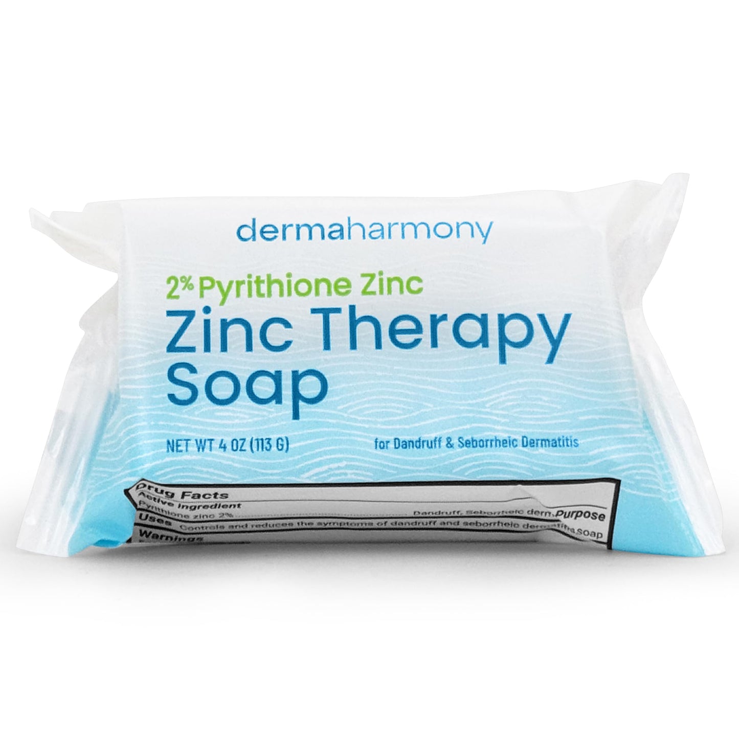 Dermaharmony Set of 5 2% Pyrithione Zinc (ZnP) Bar Soap 4 oz - Crafted for Those with Skin Conditions - Seborrheic Dermatitis, Dandruff, etc. Beauty and Personal Care Dermaharmony