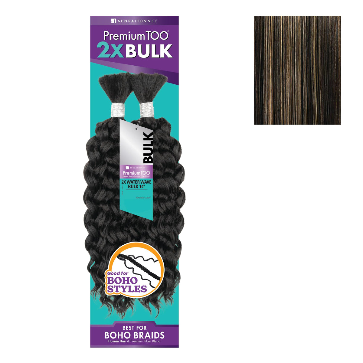 Sensationnel PremiumToo Bulk Weaving-2X Water Wave,1 Pack 14 inch, S1B/27