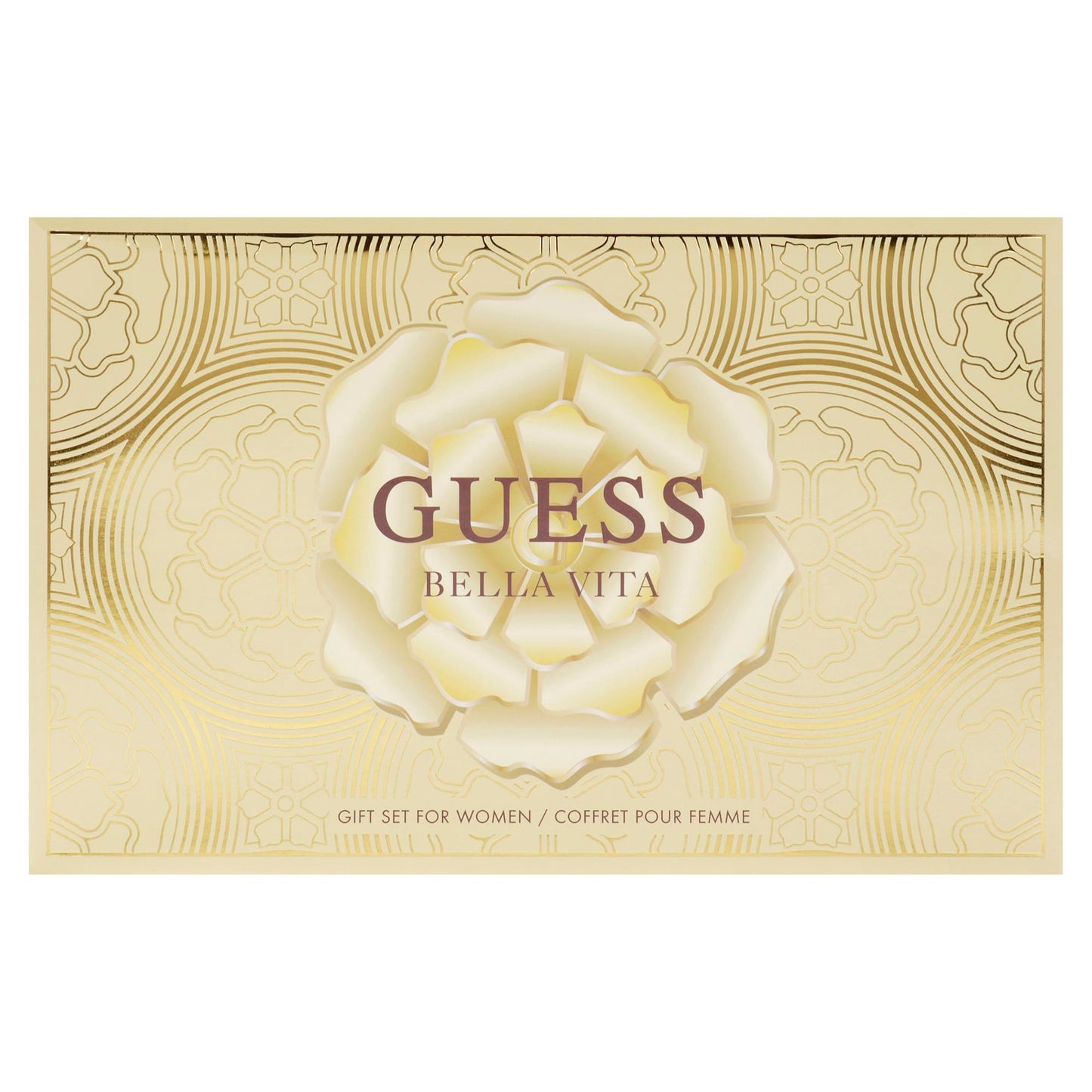 GUESS Bella Vita Eau de Parfum 4 Piece Gift Set For Women - Perfume Spray 3.4 Fl. Oz., Travel Spray 0.5 Fl. Oz., Body Lotion 3.4 Fl. Oz., & Pouch Beauty & Personal Care GUESS