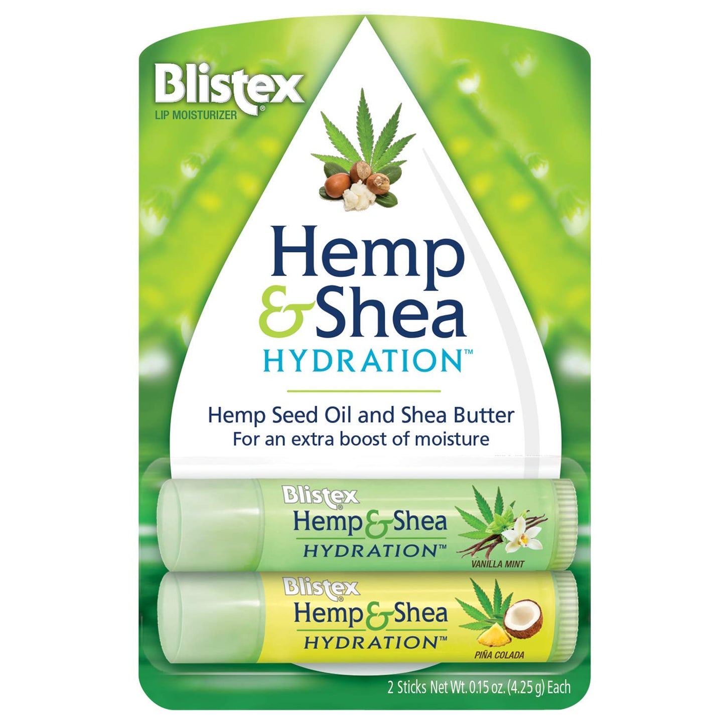 Blistex Hemp & Shea Hydration, 2 count Beauty & Personal Care Blistex