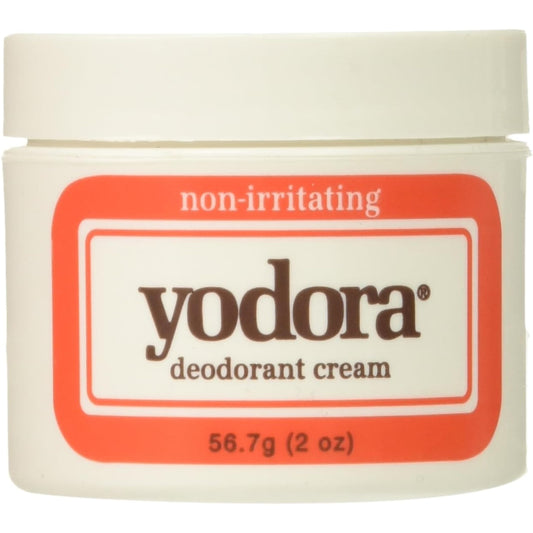 Yodora Deodorant Cream - Aluminum-Free, Gentle, Non-Irritating, Non-Staining, Powder Scent, 2 oz (56.7 g) (Pack of 3) Beauty and Personal Care Yodora
