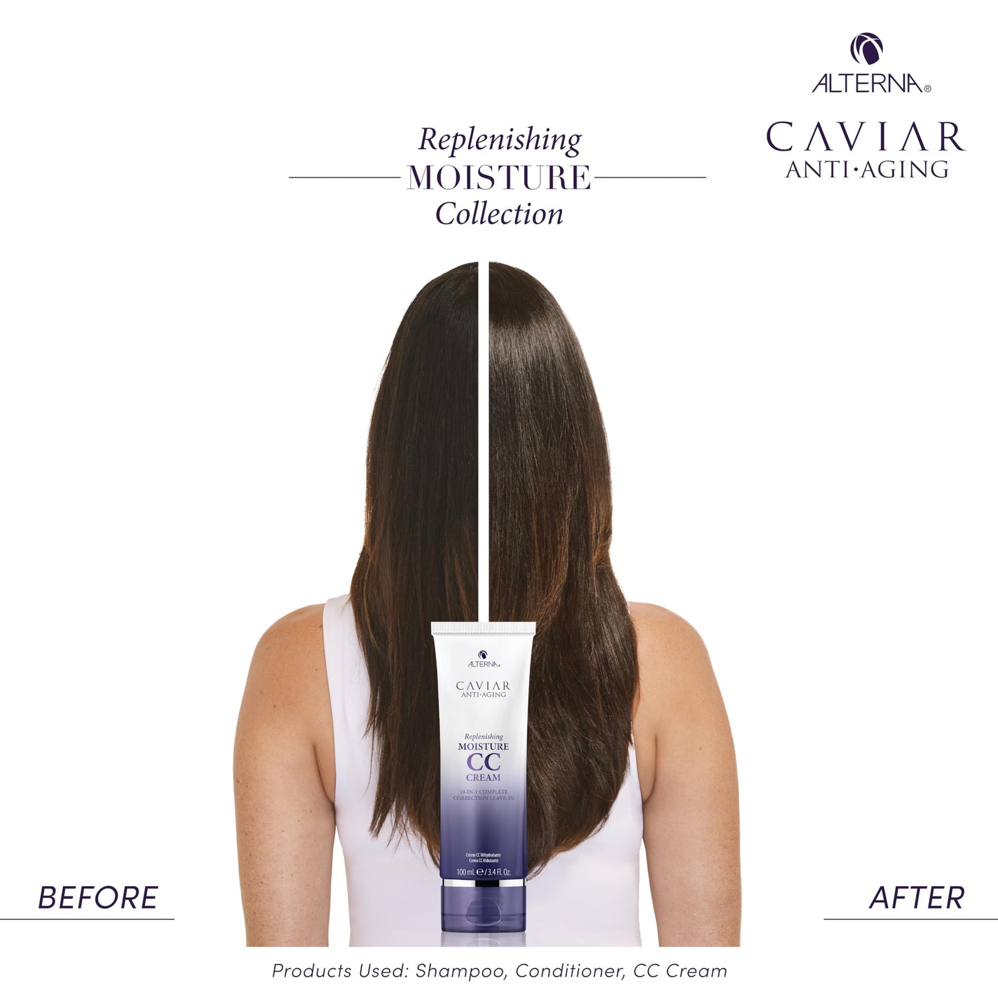 Alterna Haircare CAVIAR Anti-Aging Replenishing Moisture CC Cream, 3.4 Fl Oz |10-in-1 Hair Protection & Treatment Cream | Nourishes, Restores Beauty & Personal Care Alterna