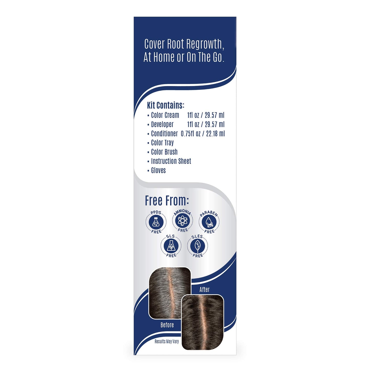 No Gray Permanent Root Touch up in Dark Brown (PPD and Ammonia Free) Beauty & Personal Care No Gray