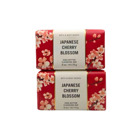Bath & Body Works Cleansing Bar, Pack of 2, 5oz Each (Japanese Cherry Blossom) Beauty & Personal Care Bath & Body Works