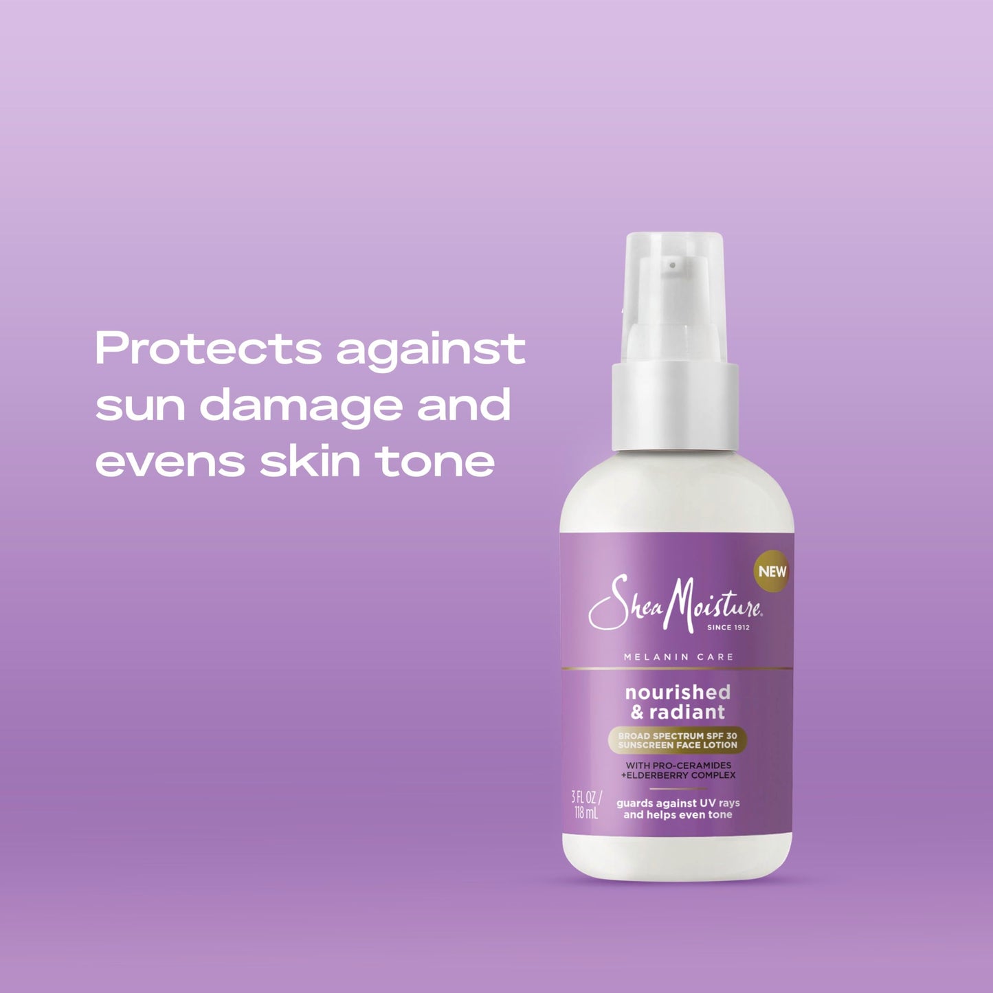 SheaMoisture Melanin Care Broad Spectrum SPF 30 Sunscreen Face Lotion Nourished & Radiant for Protection Against UV Rays & Even Tone Beauty & Personal Care Shea Moisture