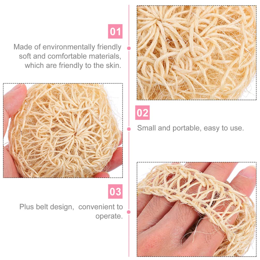 Beavorty 3-Pack Shower Balls Sisal Bath Body Scrubber for Gentle Exfoliation Skin Cleansing and Body Massage Comfortable Bath Loofah for Daily Use Beauty and Personal Care Beavorty