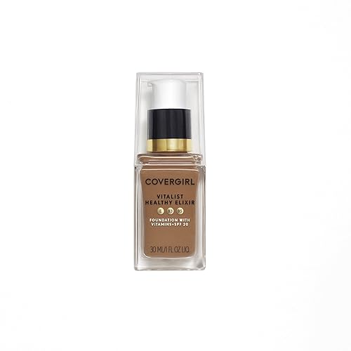 COVERGIRL Vitalist Healthy Elixir Foundation, Soft Sable 775, 1 Ounce (packaging may vary) Beauty & Personal Care COVERGIRL