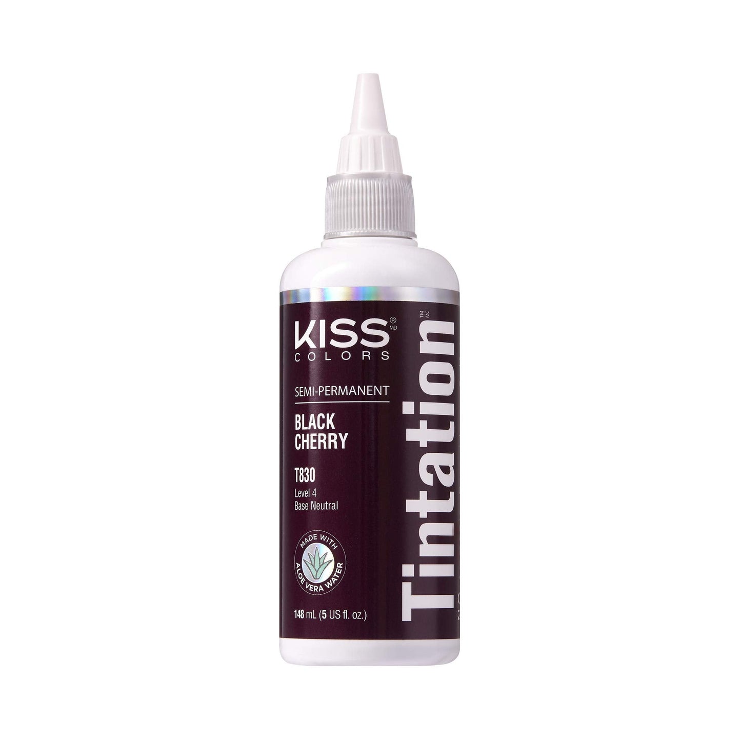 Red by Kiss Tintation Semi-Permanent Hair Color, Aloe Vera Water Based, Argan Oil, Olive Oil, Collagen & Keratin, Long-Lasting Color Dye (Black Beauty & Personal Care Red By Kiss