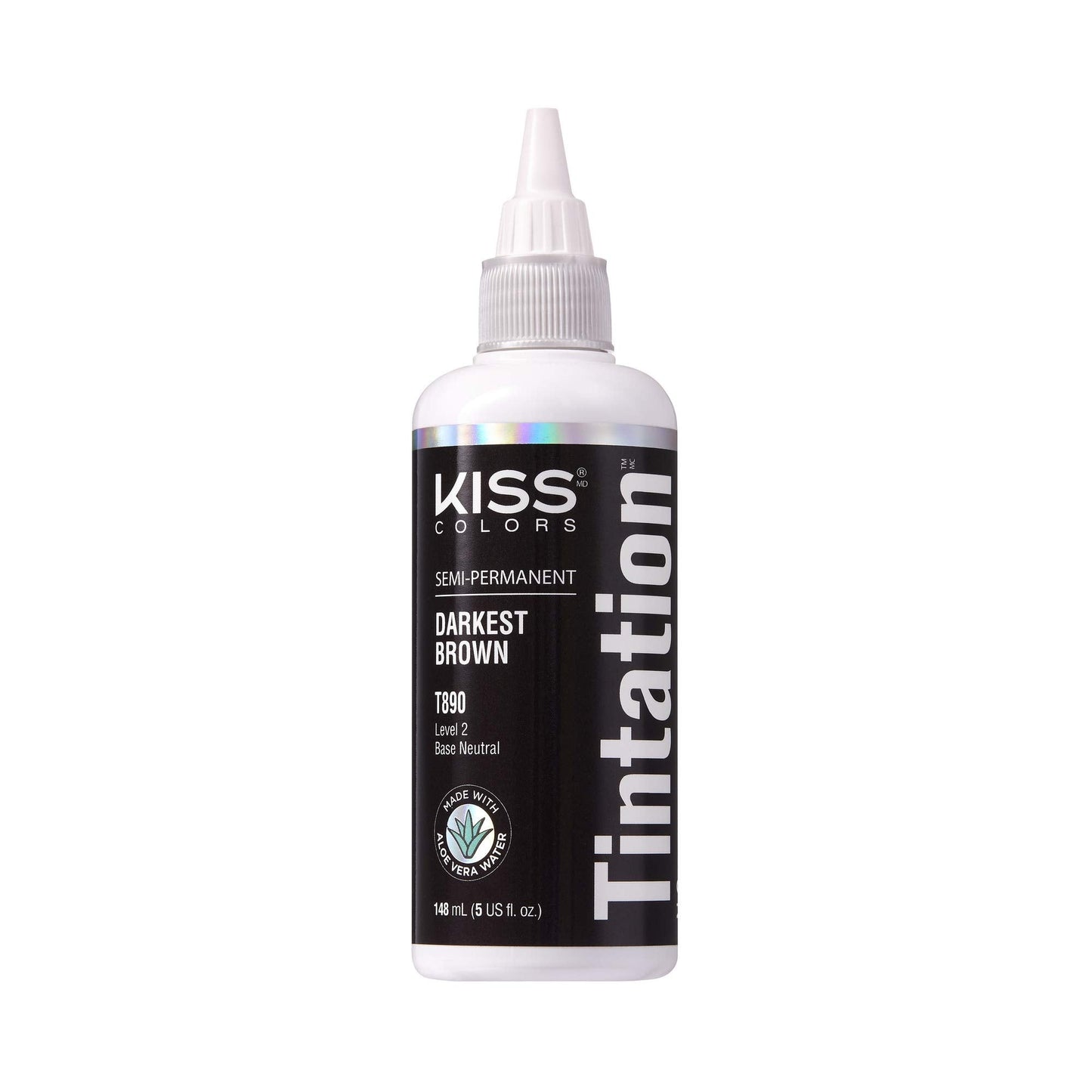 Red by Kiss Tintation Semi-Permanent Hair Color, Aloe Vera Water Based, Argan Oil, Olive Oil, Collagen & Keratin, Long-Lasting Color Dye (Darkest Beauty & Personal Care Red by Kiss