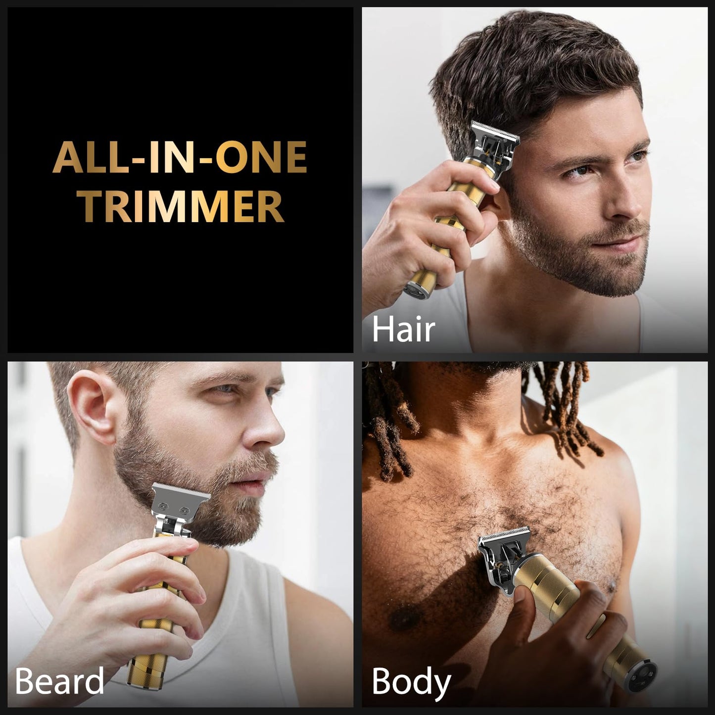 Ufree Beard Trimmer & Hair Trimmer for Men Professional, Electric Razor Shavers for Men, T Blade Precision Edgers Liners, Barber Clippers for Hair Beauty and Personal Care Ufree