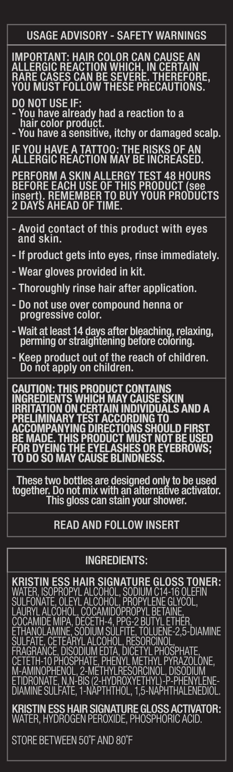 Kristin Ess Hair Gloss in Bittersweet Dark Brunette - 4 Wk Semi Permanent Hair Color for Women - Dark Brown Color Depositing Conditioner & Toner Beauty & Personal Care Kristin Ess