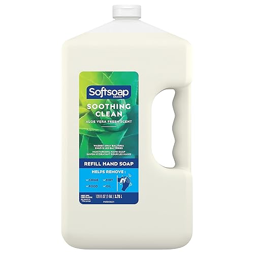 Softsoap Soothing Clean Liquid Hand Soap Refill, Aloe Vera Scent, 1 Gallon (201900) (792739) Beauty & Personal Care Softsoap
