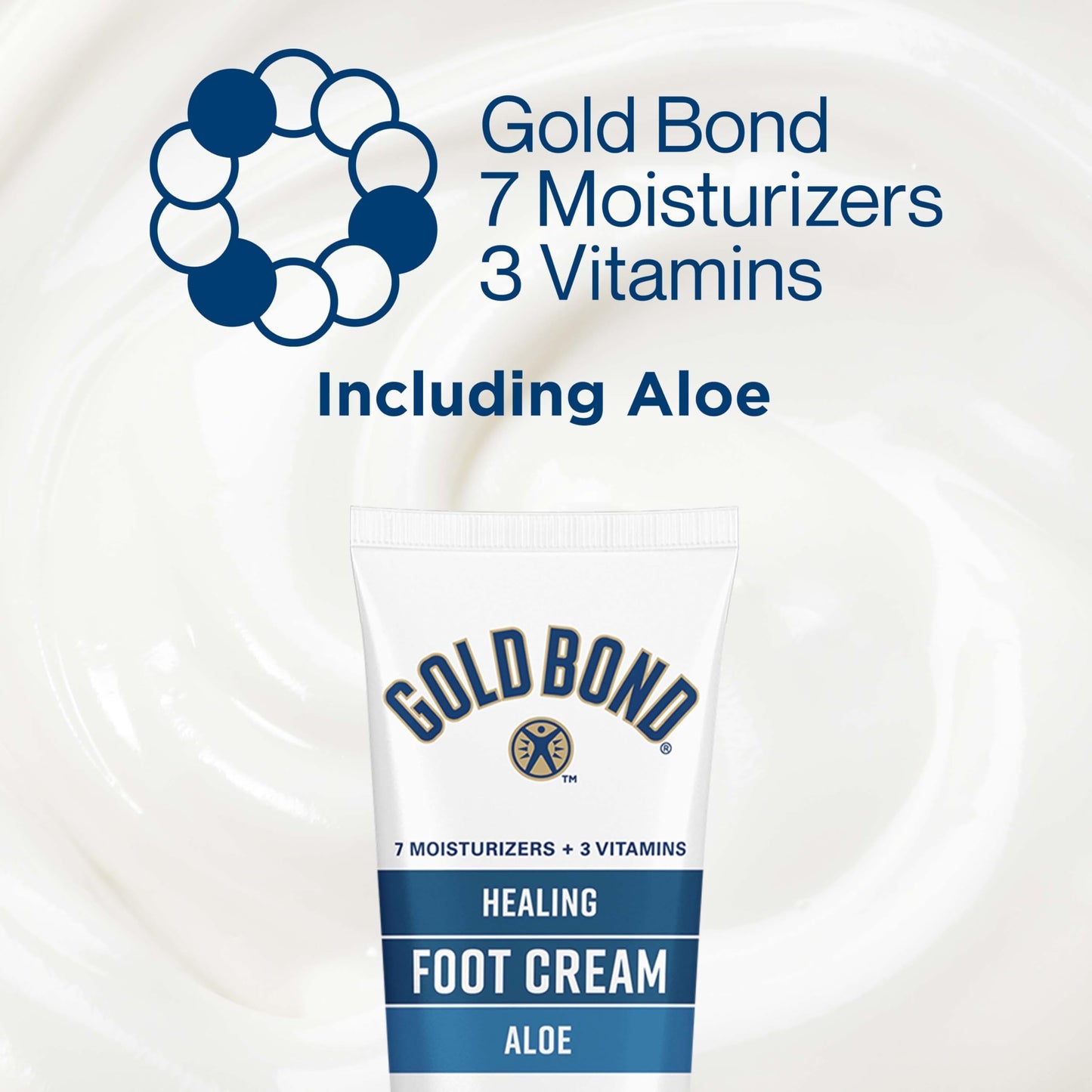 Gold Bond Healing Foot Cream 4 oz, With Aloe, Nourishes & Softens For Healthier Looking Feet Beauty & Personal Care Gold Bond