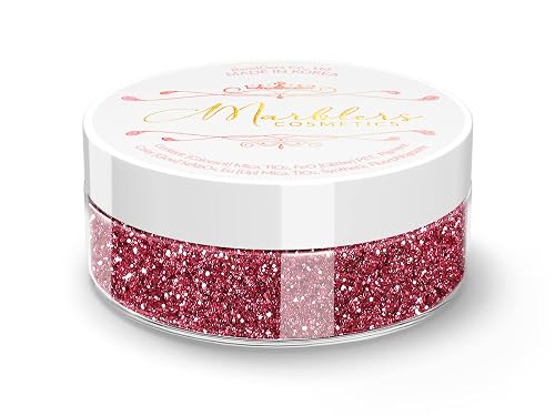 MARBLERS Twinkle Face & Body Glitter [Crimson Pink] 0.18oz (5g) | Fine | Non-Toxic | Vegan | Cruelty-Free | Festival, Rave & Party Makeup | Eye, Hair Beauty & Personal Care MARBLERS