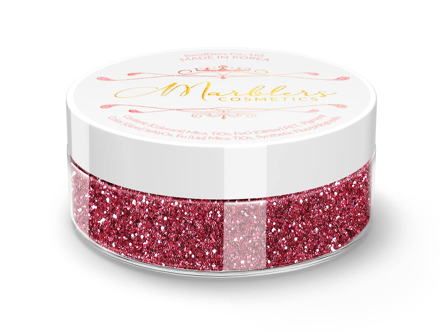 MARBLERS Twinkle Face & Body Glitter [Crimson Pink] 0.18oz (5g) | Fine | Non-Toxic | Vegan | Cruelty-Free | Festival, Rave & Party Makeup | Eye, Hair Beauty & Personal Care MARBLERS