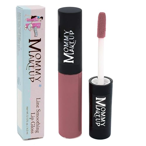 Mommy Makeup Line Smoothing Lip Gloss with Brown Algae & Golden Seaweed - Glossy, Moisturizing, High Shine, Paraben Free Lipgloss in Berry Chic (A Beauty & Personal Care Mommy Makeup