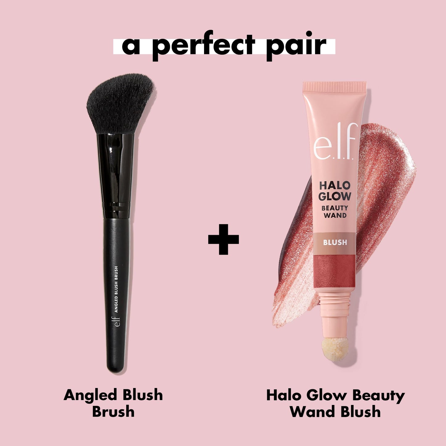 e.l.f. Angled Blush Brush, Face Makeup Brush For A Sculpted Look, Great For Cream, Liquid Or Powder Blush, Bronzers & more, Vegan & Cruelty-Free Beauty and Personal Care e.l.f.