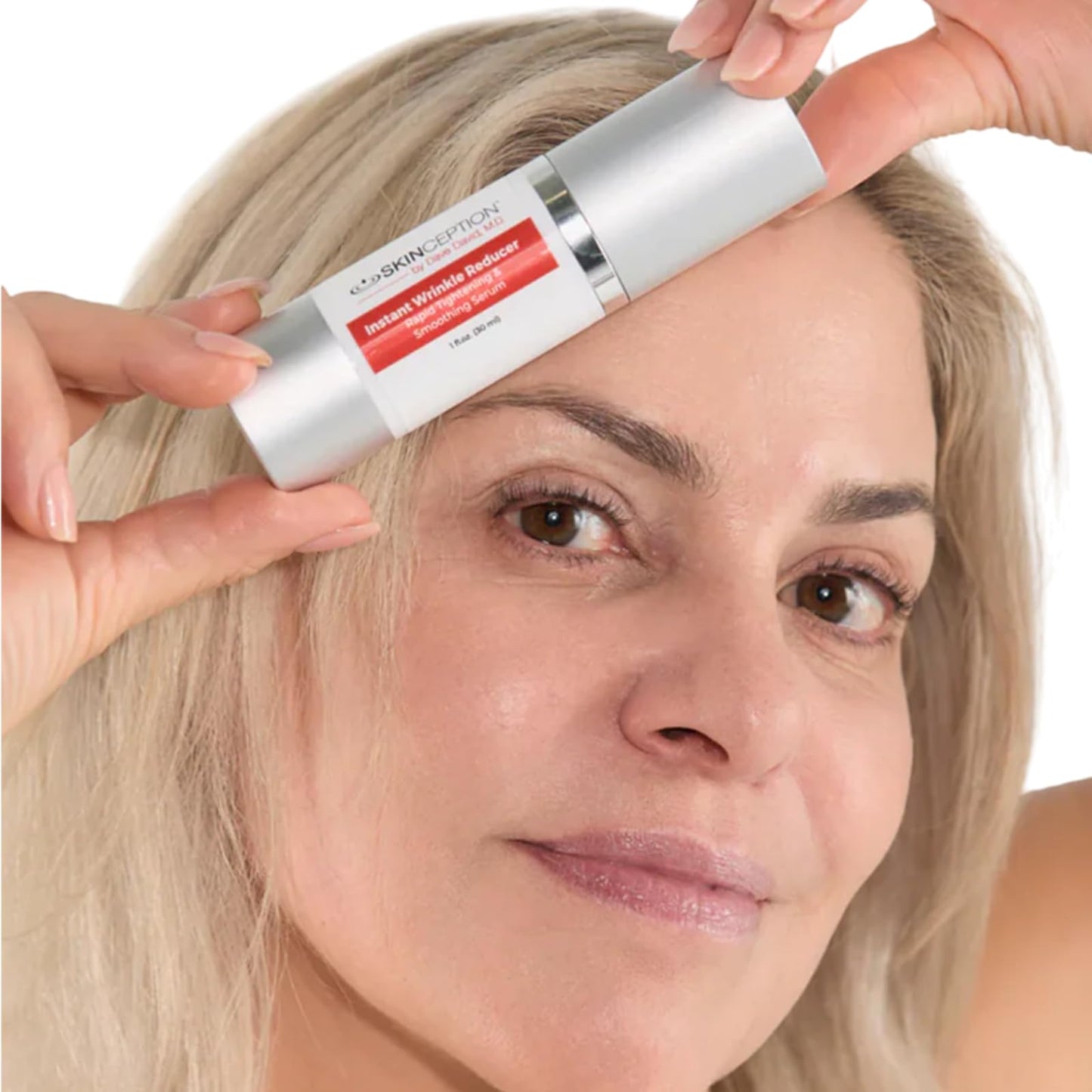 Skinception Instant Wrinkle Reducer - All-Natural Wrinkle Cream Smoothing for Fine Lines & Wrinkles - Fast-Acting Topical Anti-Aging Formula for a Beauty & Personal Care Skinception
