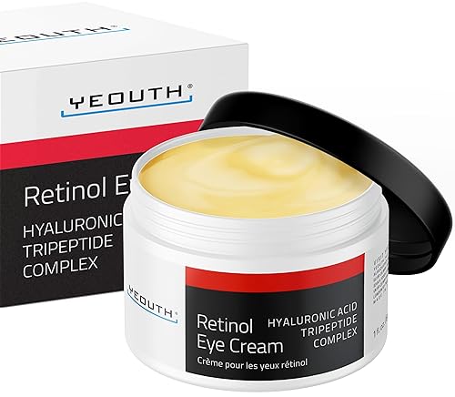 YEOUTH Retinol Eye Cream Anti Aging, Firming Under Eye Cream for Puffiness and Bags Under Eyes for Wrinkles and Dark Circles with Hyaluronic Acid Beauty & Personal Care YEOUTH