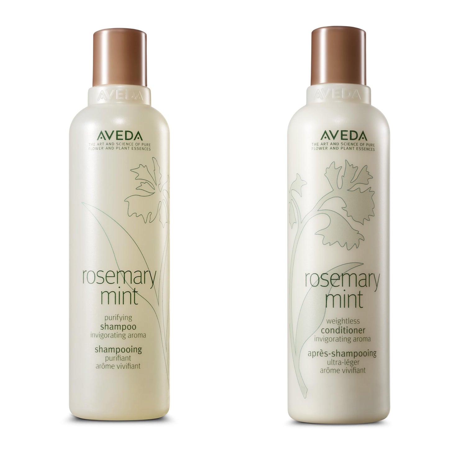 Aveda Rosemary Mint Purifying Shampoo & Conditioner Gift Set | Clarifying Shampoo | Lightweight Conditioner | Normal to Oily Hair | Fine to Medium Beauty & Personal Care Aveda