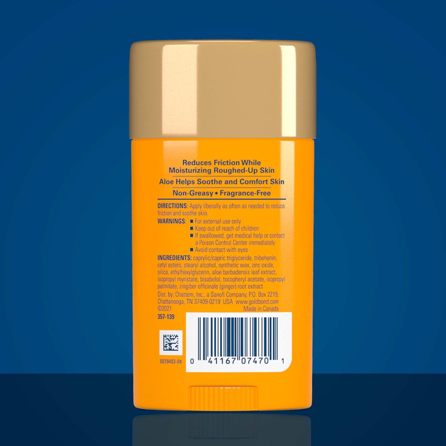 Gold Bond Friction Defense Stick, Anti Chafing Stick with Aloe to Soothe, Comfort & Moisturize Chafed Skin, 1.75 oz. Beauty & Personal Care Gold Bond