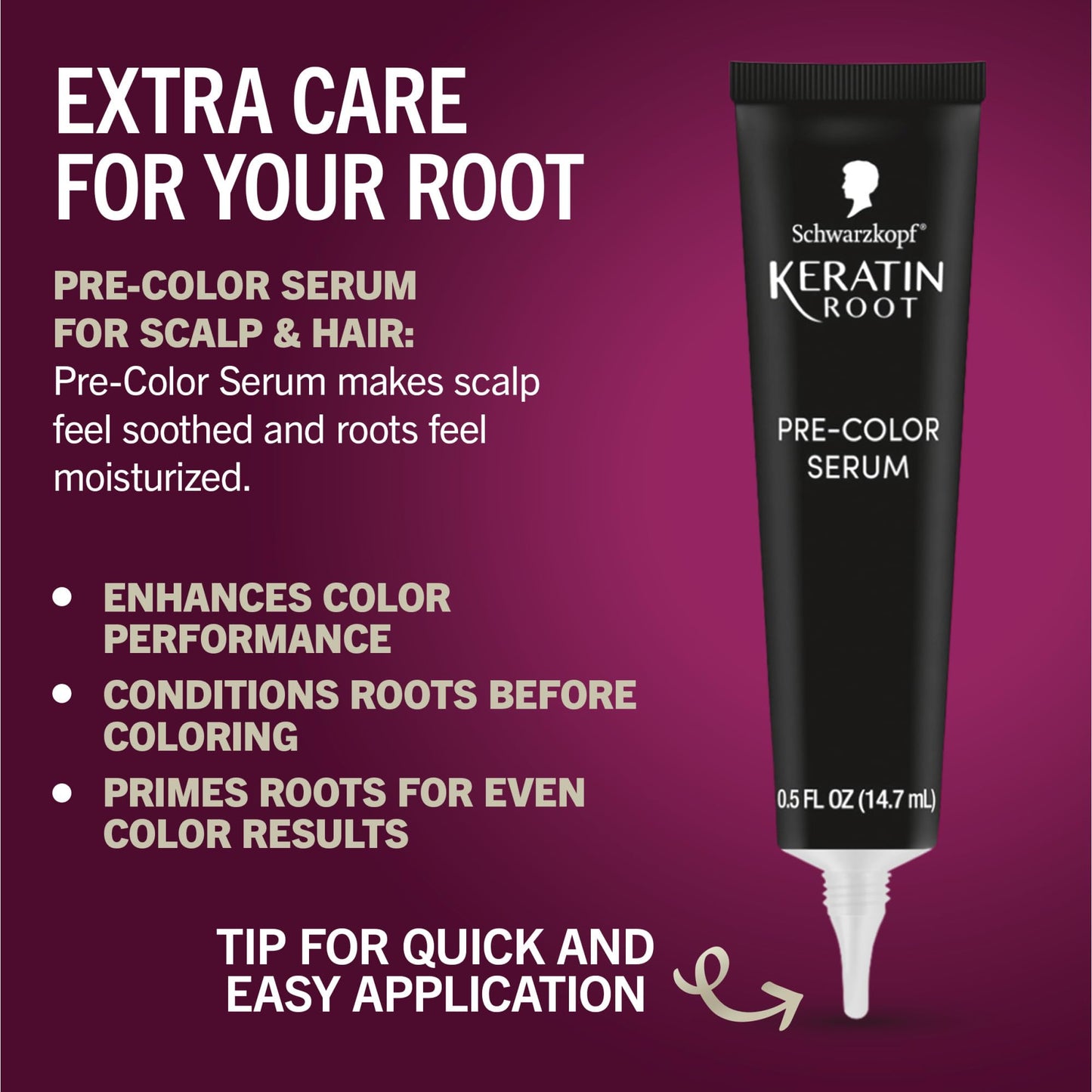 Schwarzkopf Keratin Color Root Permanent Hair Color Kit, Light Brown, 1 Application - Salon Inspired Permanent Hair Dye, for up to 80% Less Breakage Beauty & Personal Care Schwarzkopf