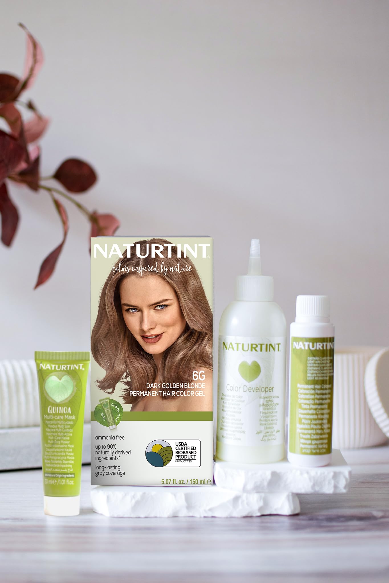 Naturtint 6G Dark Golden Blonde Permanent Hair Color (Pack of 1), Ammonia Free, Vegan, Cruelty Free, up to 100% Gray Coverage, Long Lasting Results Beauty & Personal Care Naturtint