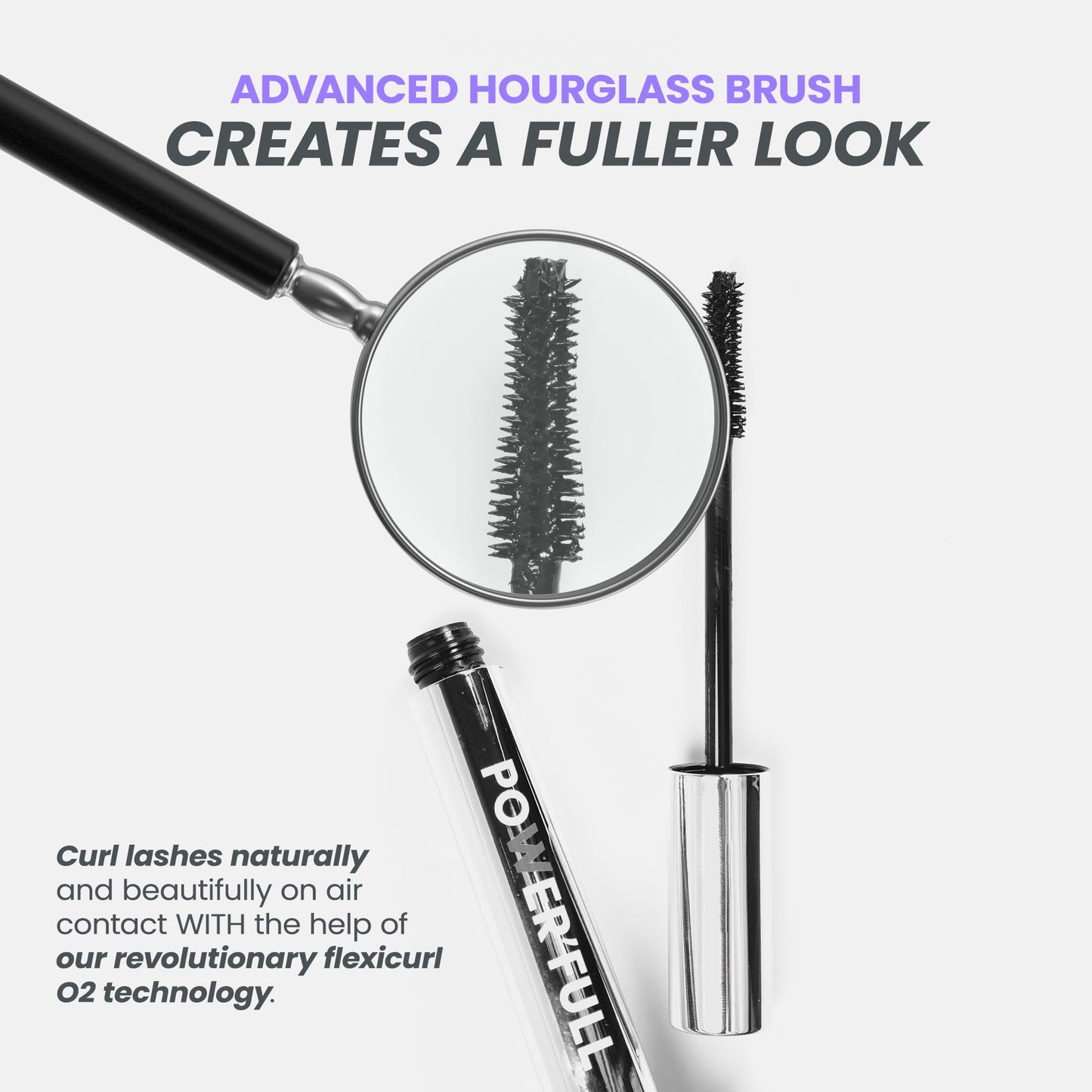 Wonderskin Mascara - Black Mascara for Volume, Length, and Curl - Lengthening, Volumizing & Smudge Proof Lash Makeup Beauty & Personal Care Wonderskin