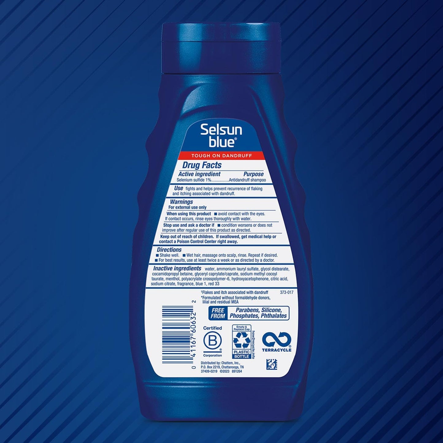 Selsun Blue Medicated Anti-dandruff Shampoo with Menthol, 11 fl. oz., Maximum Strength, Selenium Sulfide 1% (Pack of 2) Beauty and Personal Care Selsun Blue
