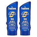 Coppertone Sport Sunscreen Lotion SPF 30, Sweat, Heat and Water Resistant Sunblock, Lightweight, Oxybenzone Free, Sunscreen Twin Pack, 7 Fl Oz Bottle Beauty & Personal Care Coppertone